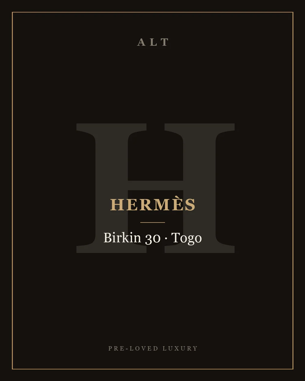 爱马仕 Birkin 30 Togo