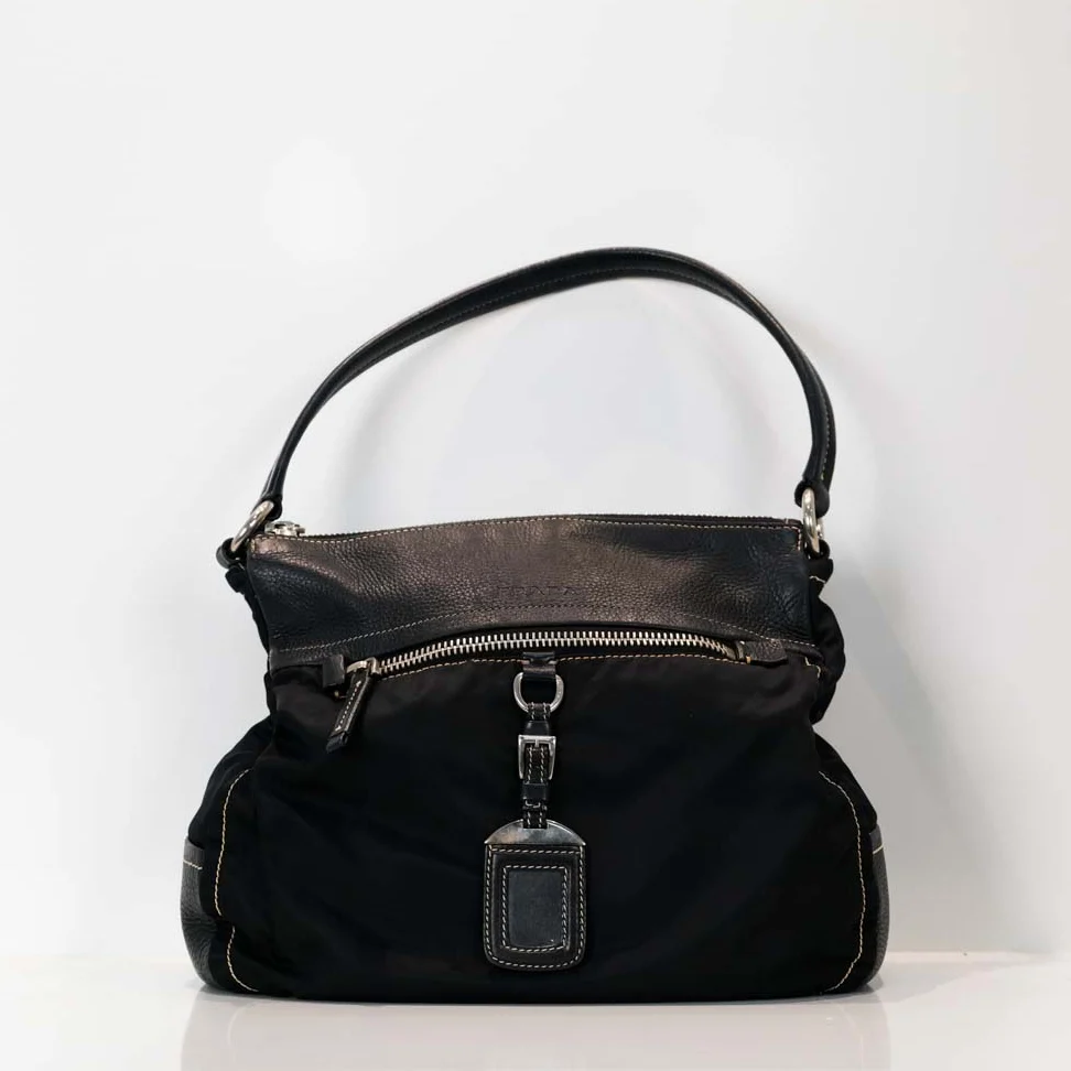 Túi Prada Handle Màu Đen Size 34