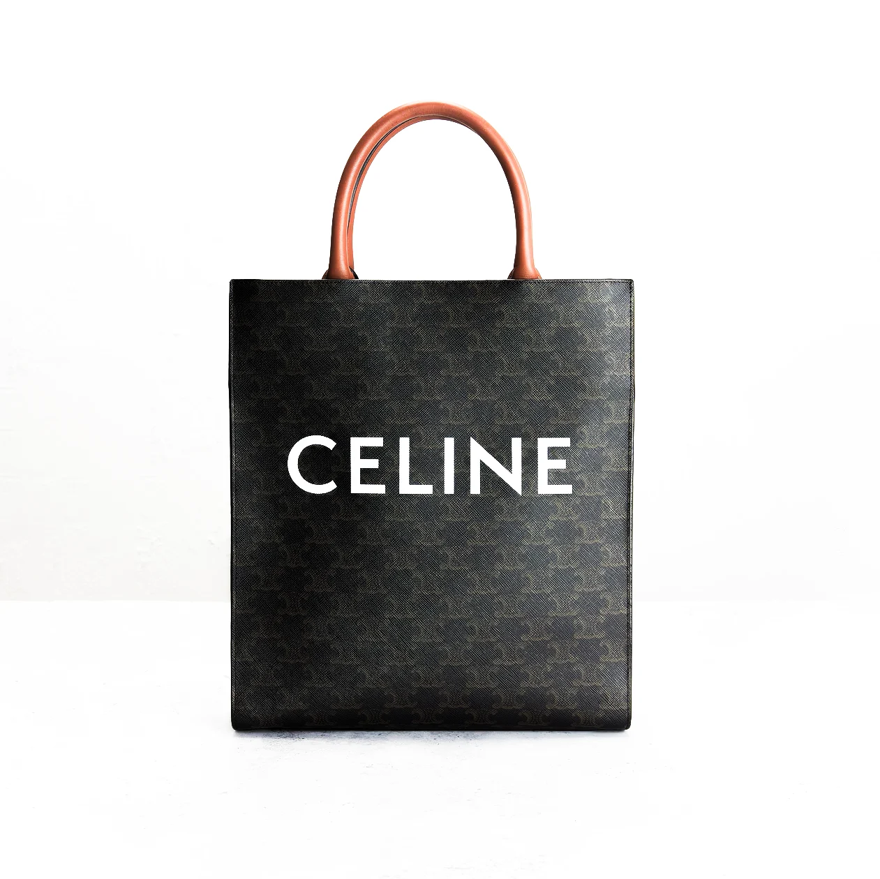 Celine Túi tote nâu size 28