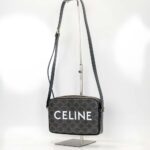 Celine Túi Nâu In Chữ Size 23